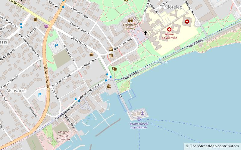 Tagore sétány location map