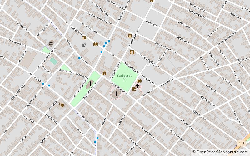 Szabadság tér location map