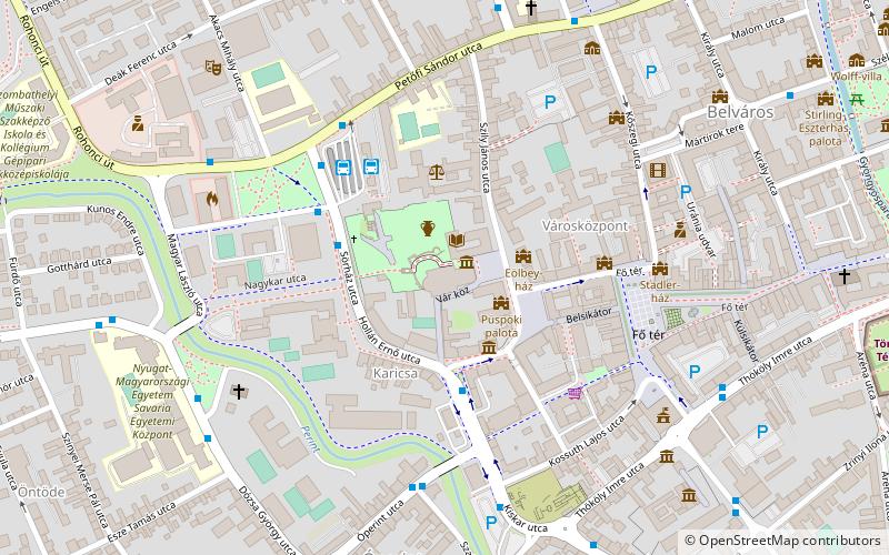 Szombathely Cathedral location map
