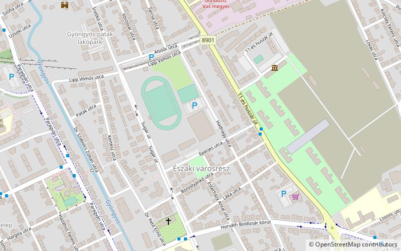 Arena Savaria location map