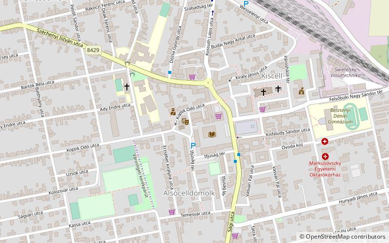 Celldömölk location map