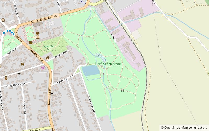 Zirci Arborétum location map