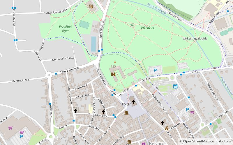 Esterházy-mansion location map