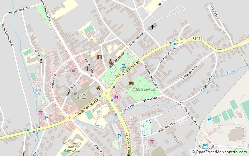 Lamberg-kastély location map