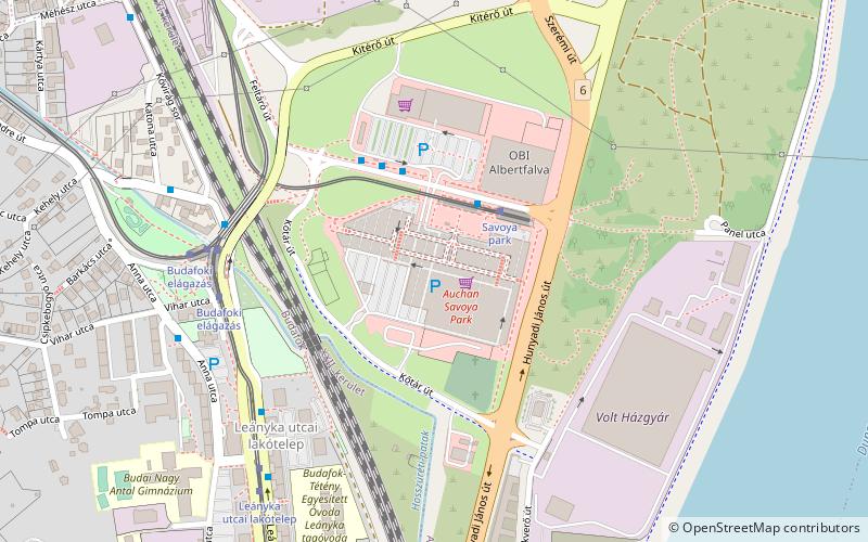 savoya park bevasarlokozpont budapest location map