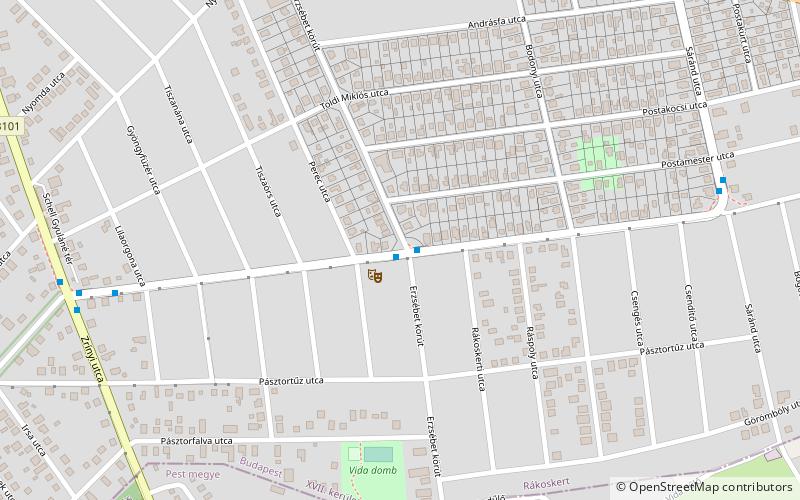 Rákoskert location map