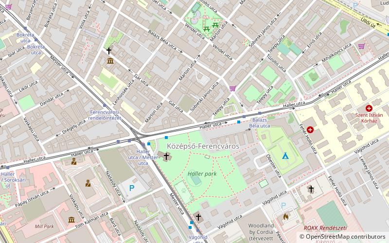Gát utca location map