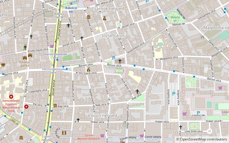 Horváth Mihály tér location map