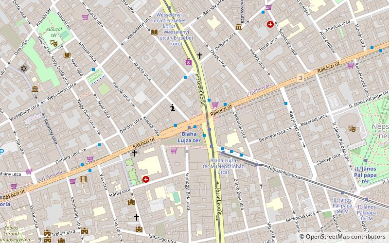 Rákóczi Avenue location map