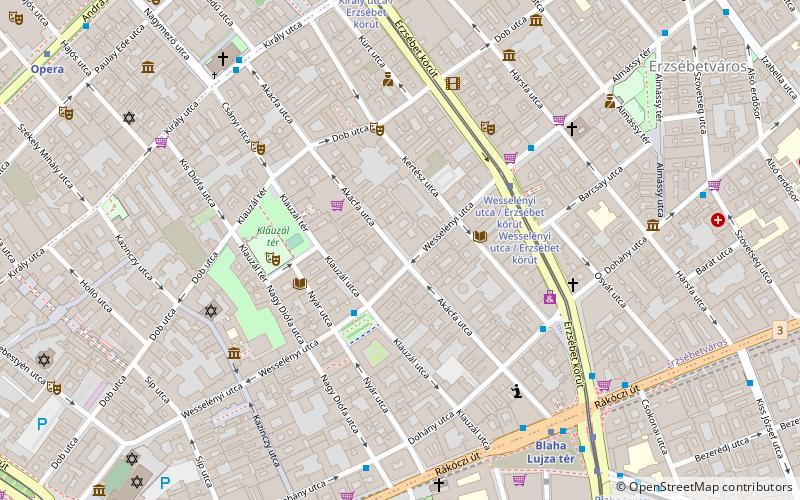 Akácfa utca location map