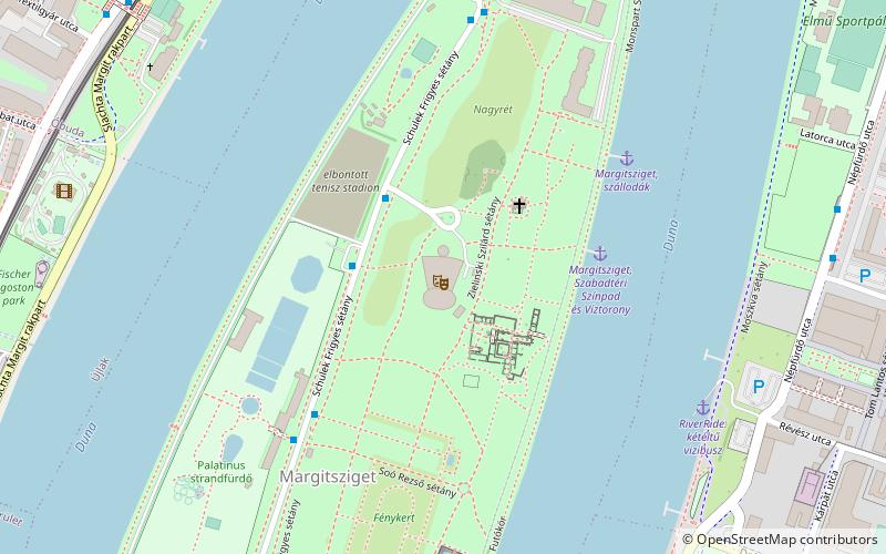 open air theatre budapest location map