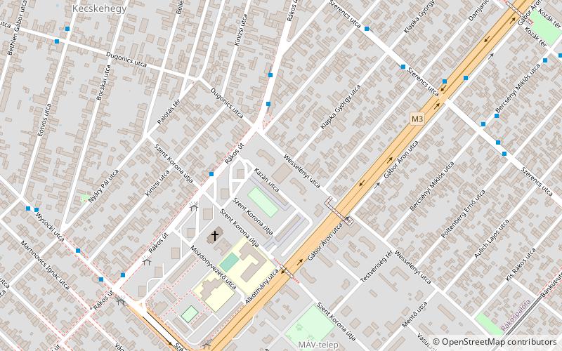 wesselenyi utcai vasarcsarnok budapeszt location map