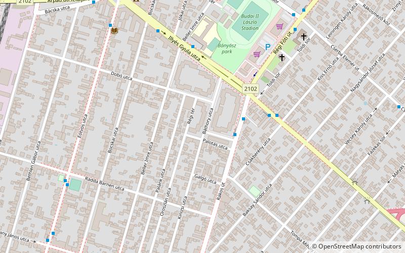 XV dzielnica location map