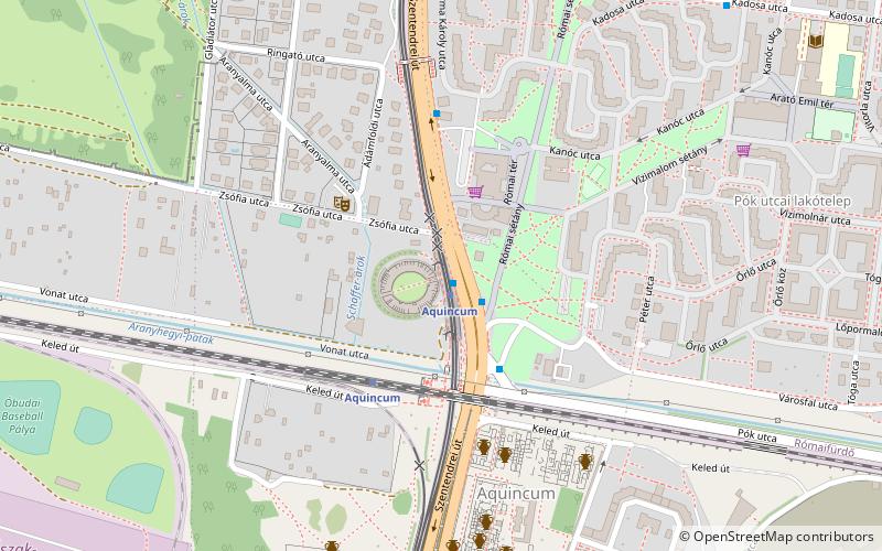 Aquincum Civil Amphitheatre location map