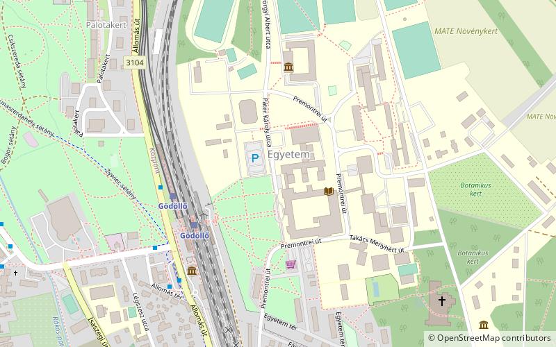 Hungarian University of Agriculture and Life Sciences location map