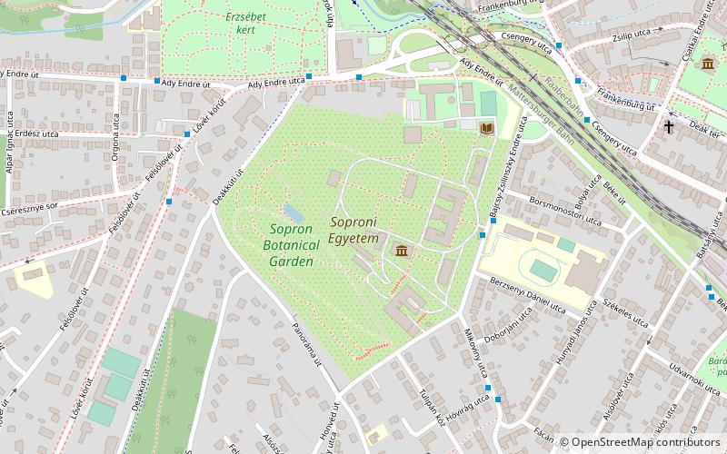 Universität Sopron location map