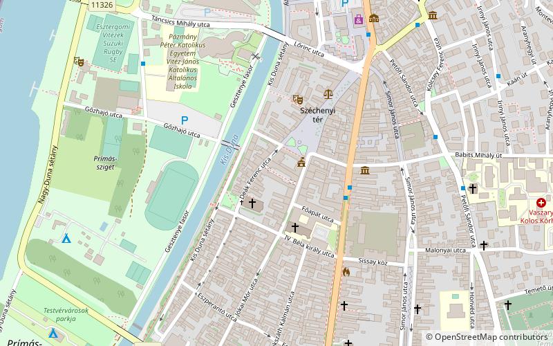 town hall esztergom location map