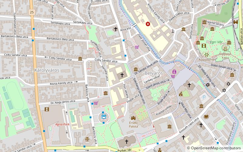 saint bernat church eger location map