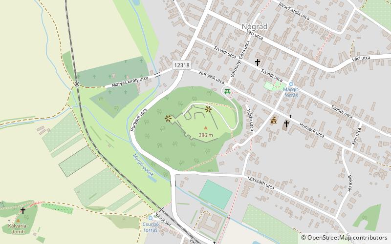 Nógrádi vár location map