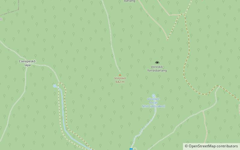 vorosko spring park narodowy gor bukowych location map
