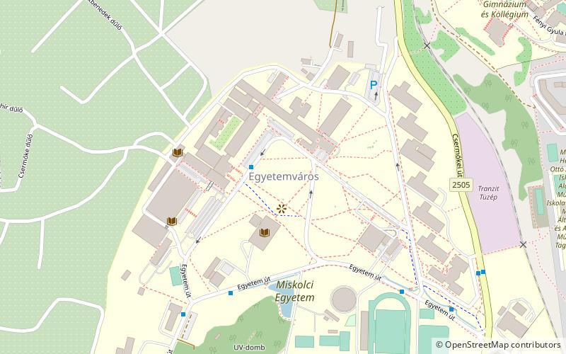 University Town location map