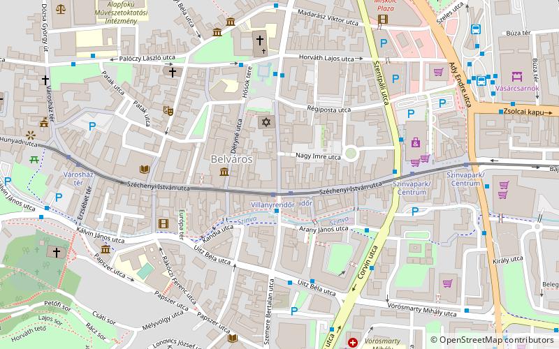 kazinczy ferenc utca miskolc location map