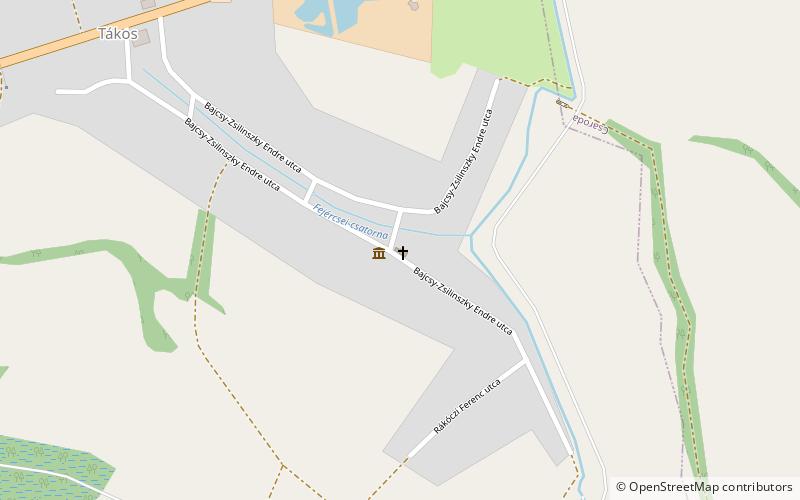 Tákosi református templom location map