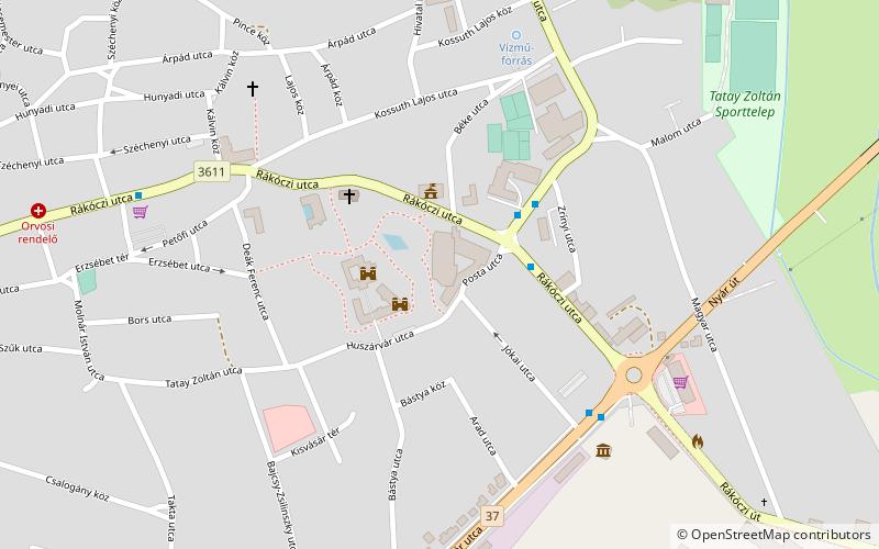 Szerencs location map