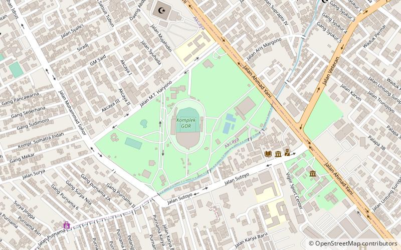 sultan syarif abdurrahman stadium pontianak location map