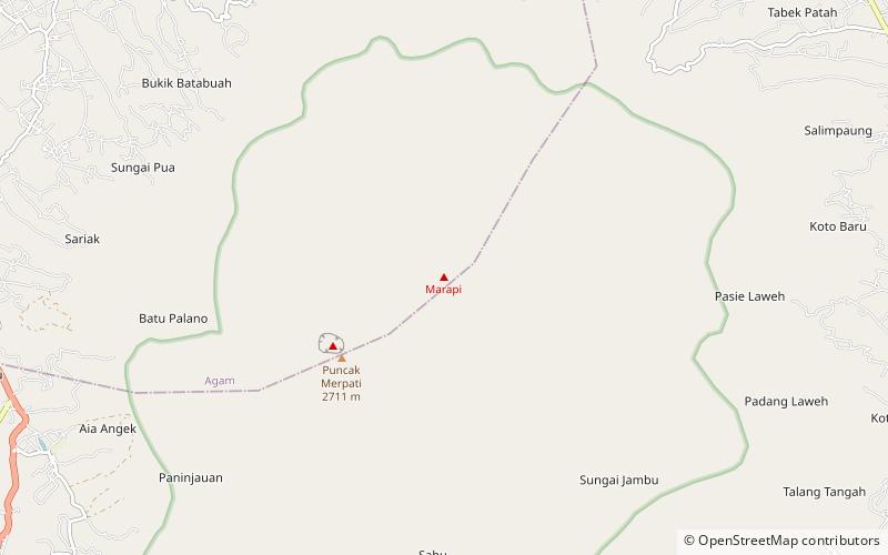 Mount Marapi location map