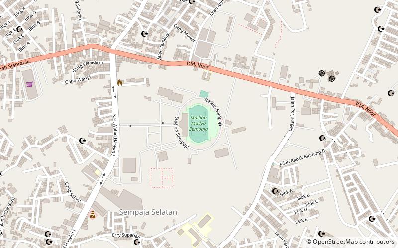Sempaja Stadium location map