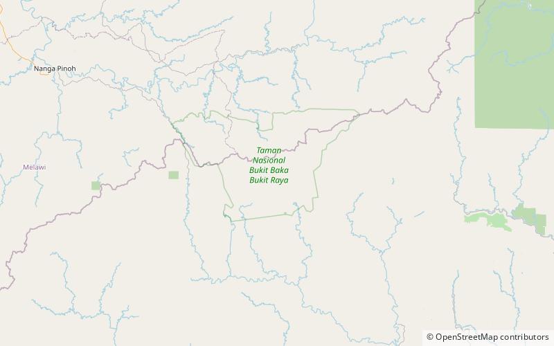 Parque nacional de Bukit Baka-Bukit Raya location map