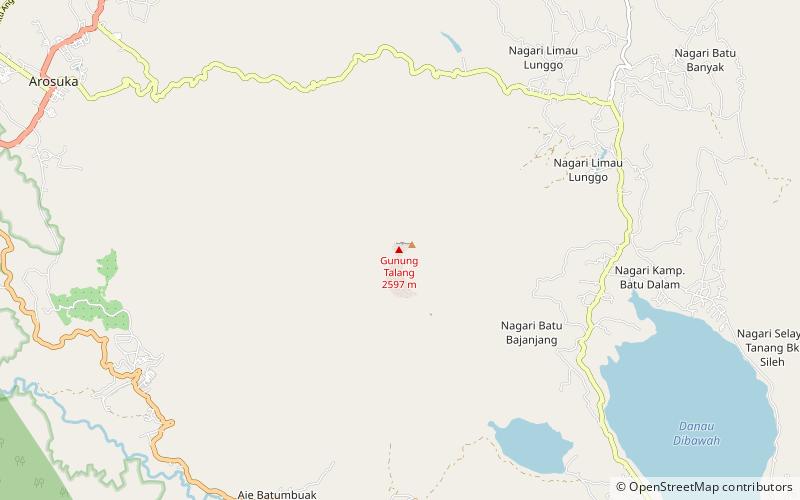 Mount Talang location map