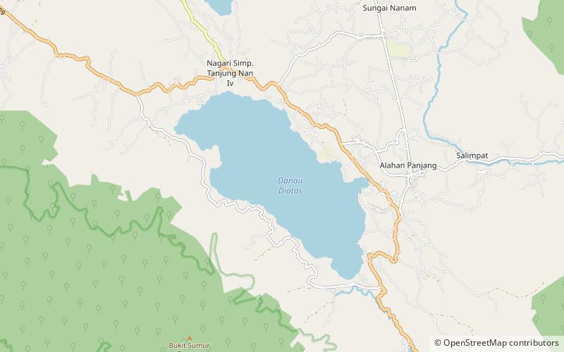 Lake Diatas location map