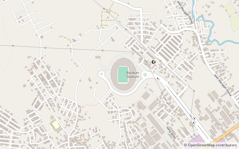 Batakan Stadium location map
