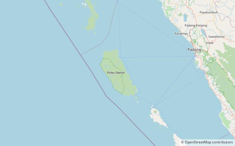 Siberut location map
