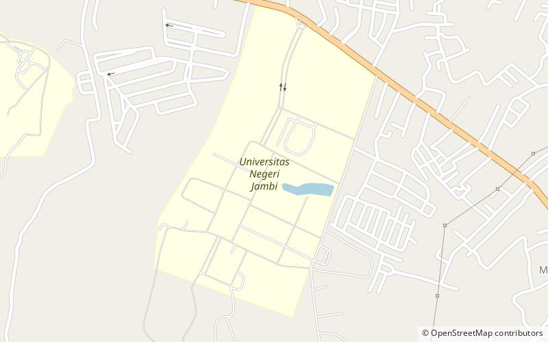 jambi university location map