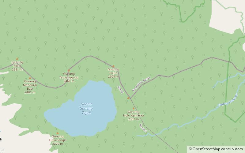 Mount Tujuh location map