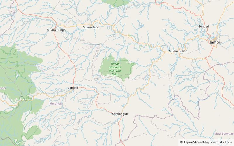 Bukit Duabelas National Park location map