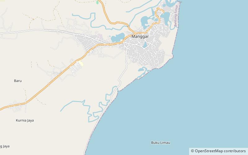 Manggar location map