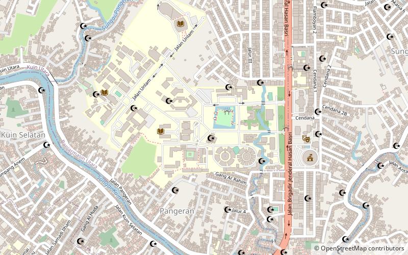 Lambung Mangkurat University location map