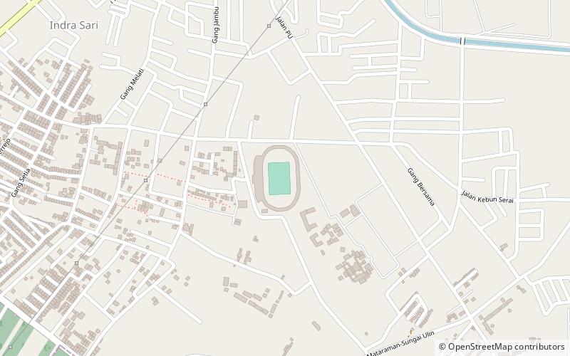 Demang Lehman Stadium location map