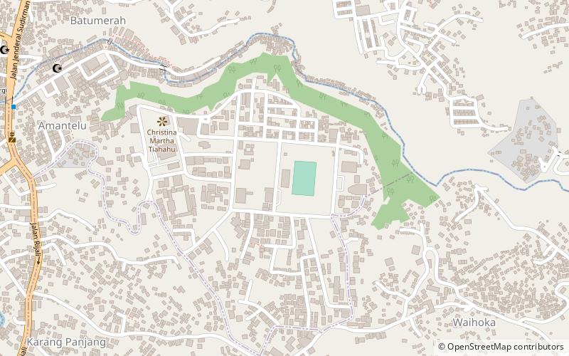 pattimura stadium ambon location map