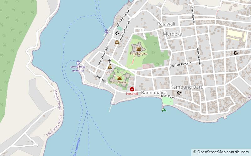 Fort Nassau location map
