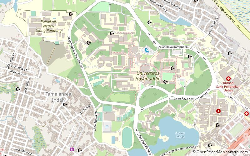 hasanuddin university macasar location map