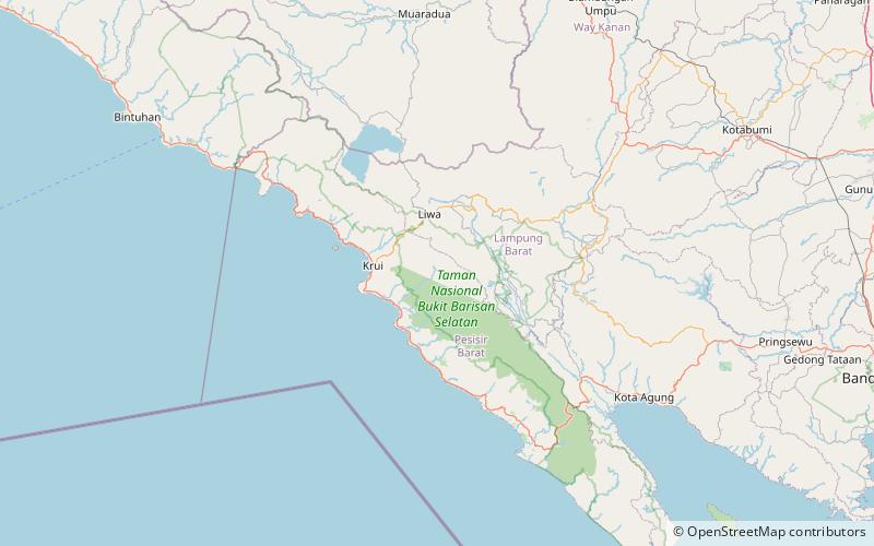 Patrimonio de los bosques tropicales ombrófilos de Sumatra location map