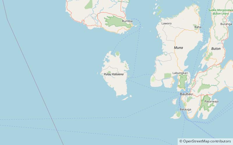 Kabaena location map