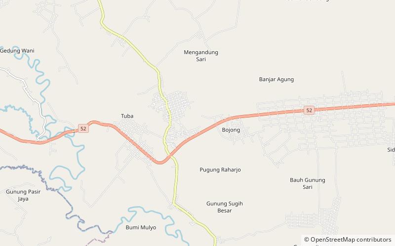 Pugung Raharjo location map