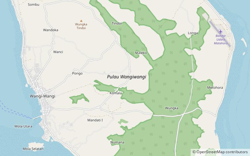 Wangi-wangi Island location map
