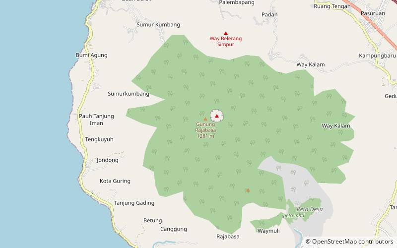 Rajabasa location map